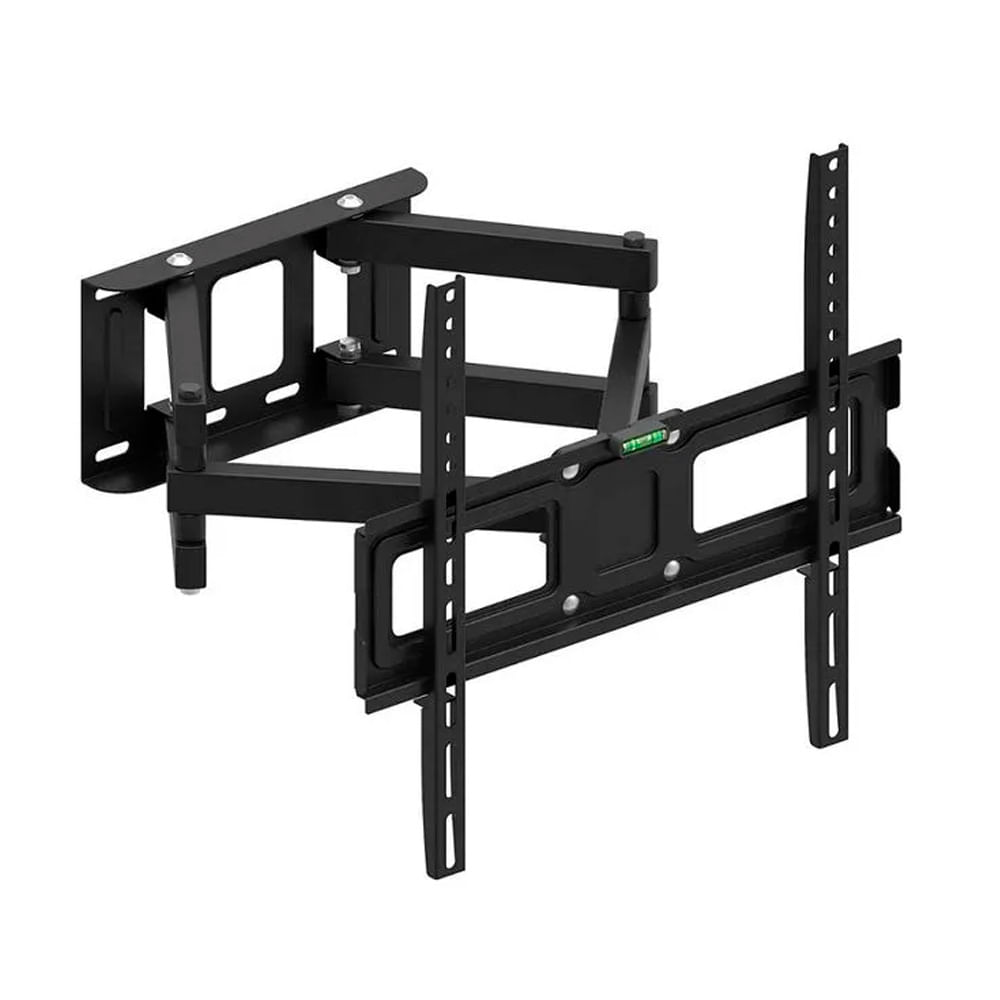 Soporte TV Expo Rack FPC65, móvil plegable para pantallas 32 a 65 pulgadas, brazo doble, instalación VESA, negro